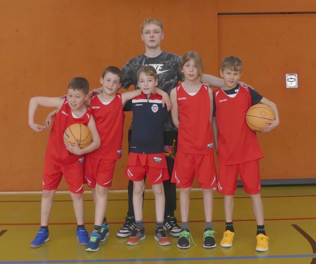 Das U10 Team des 1. Magdeburger BC