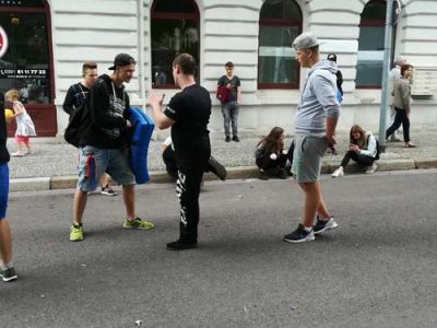 unsere Kickboxer in Aktion beim Sudenburger Straßenfest (3)